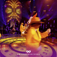 Happy Dance GIF by The Masked Singer UK & The Masked Dancer UK