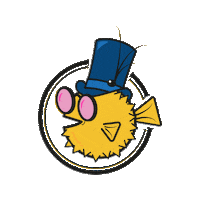 MrBlowfish dance music fun party Sticker