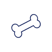 dandypet bone dogbone dandypet dandydog Sticker