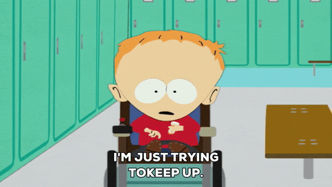 timmy burch keep up GIF by South Park 