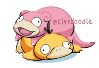clvrdoodle confused pokemon help duck GIF