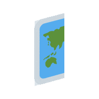 emojivid emoji world map globe Sticker