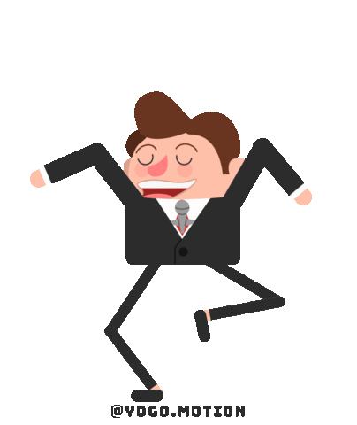 Happy Dance Sticker by yogomotion