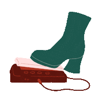 Rock Artist Sticker by Clémence Gouy