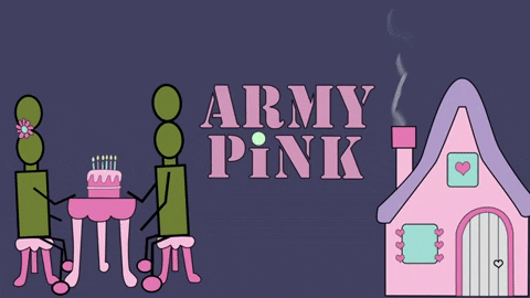 Friends Celebrate GIF by ArmyPink