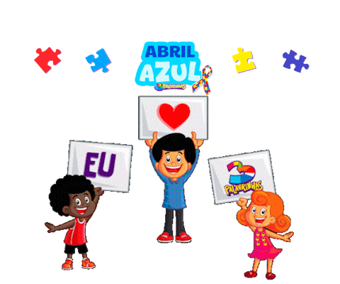 Abrilazul Sticker by 3 Palavrinhas