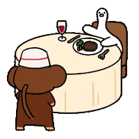 Party Fancy Sticker by Chimpers