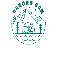 Pagurovan pagurovan campervanrental locationvan Sticker