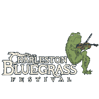 CharlestonBluegrassFestival festival frog cbf bluegrass Sticker