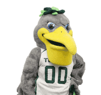 Green Wave Riptide Sticker by Tulane University