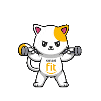 Cat Gym Sticker by Grupo Smart Fit