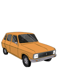 RenaultCol renault renaultco renault 12 feria de flores Sticker