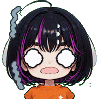 Scared Sticker