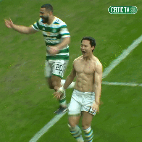 Goal Hoops GIF by Celtic Football Club