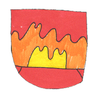 fire sticker by Clara Cebrian