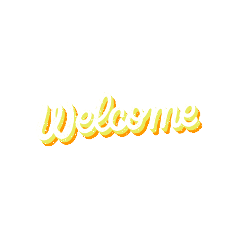 Welcome Sticker by We Are Rosie