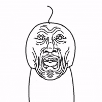 Shocked Face GIF