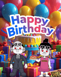 Celebration Birthday GIF by Zhot