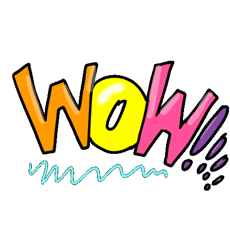 Holy Crap Wow Sticker by Jeremy Speed Schwartz