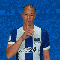 Football Be Quite GIF by Hertha BSC