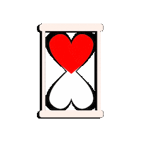 Hour Glass Heart Sticker by RHAD