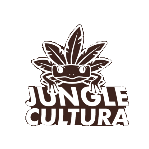 JungleCultura cannabis healing maya native Sticker