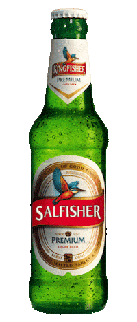 kingfisherworld salfisher Sticker