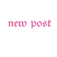 Pink Post Sticker