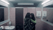 flowers hug GIF