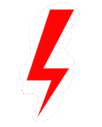 Lightning Protest Sticker by bartek ujma