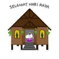 Muslim Raya Sticker by Creative Unicorn
