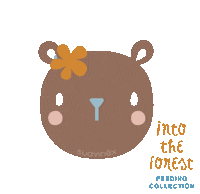 Baby Forest Sticker by Isla Blanca