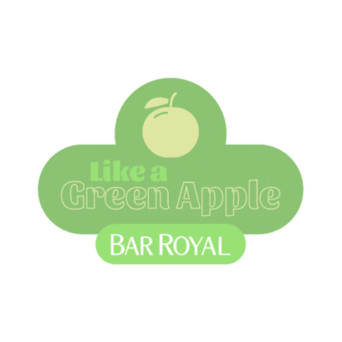 barroyal giphyupload green apple greenapple barroyal Sticker