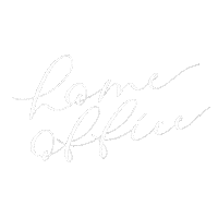 thesharonwebster typography office simple calligraphy Sticker