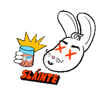 Cheers Ireland Sticker by Jacky Sheridan