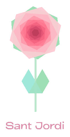 lingibert giphyupload rosa flor jordi Sticker