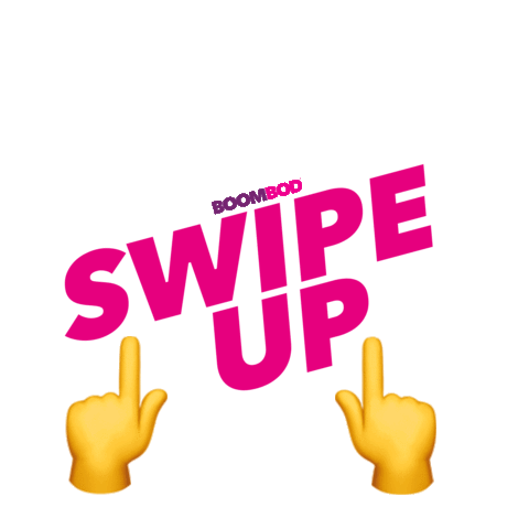 link swipe up Sticker by BoomBod
