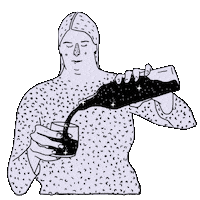 Illustration Alcohol Sticker by nono