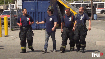 Impractical Jokers Firefighters GIF by truTV