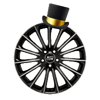 Sticker by MSW Wheels by OZ