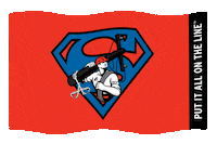 sltc99 flag lineman linemen woodwalkers Sticker