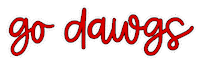 College Football Georgia Sticker