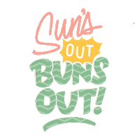 AlixN hot food summer beach Sticker