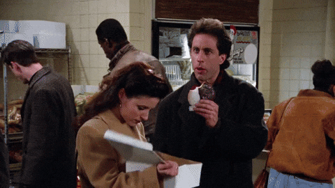 27inchZenith giphyupload wave seinfeld jerry seinfeld GIF