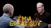 jim gaffigan hot ones GIF by First We Feast: Hot Ones