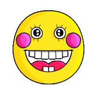 lazydaisykennedy happy smile face emoji Sticker