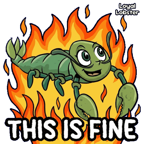 Fire Burning Sticker by VeeFriends