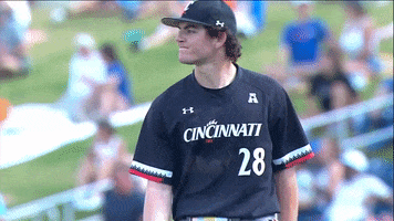 Angry College Baseball GIF by Cincinnati Bearcats