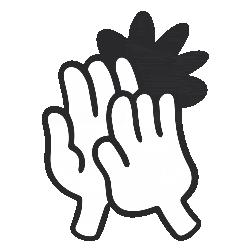 High Five Fun Sticker