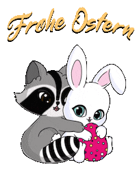 Rabbit Easter Sticker